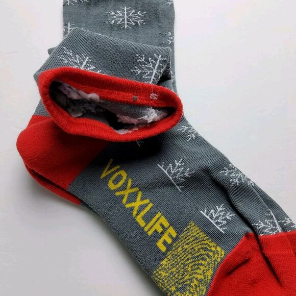 Voxx Life Stasis Neuro Socks Wellness Crew Snow Christmas Holiday Sz S (Wo 4-7) - Picture 3 of 3